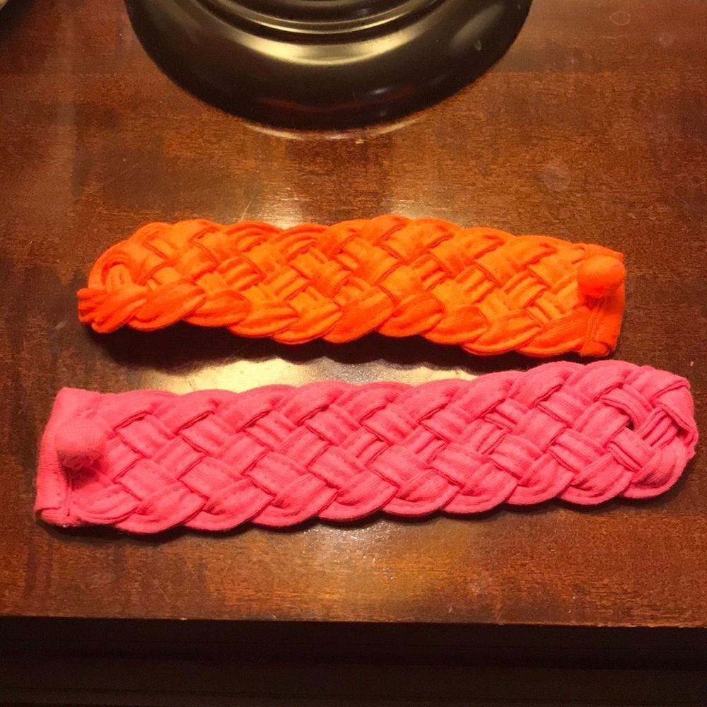 (5/$25) The GO Exchange Cuff Bracelets, pink & orange